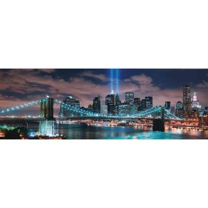 Rompecabezas Panorámico 950 Piezas Luminoso Brooklyn Bridge, New York 95-056