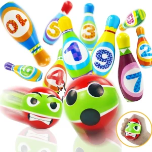 Juego de Palitroques Bowlling Infantil 12 Piezas